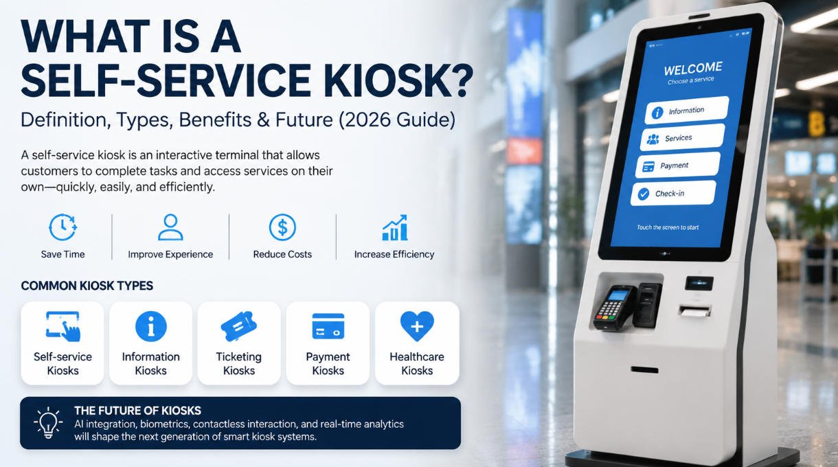 what is self service kiosk