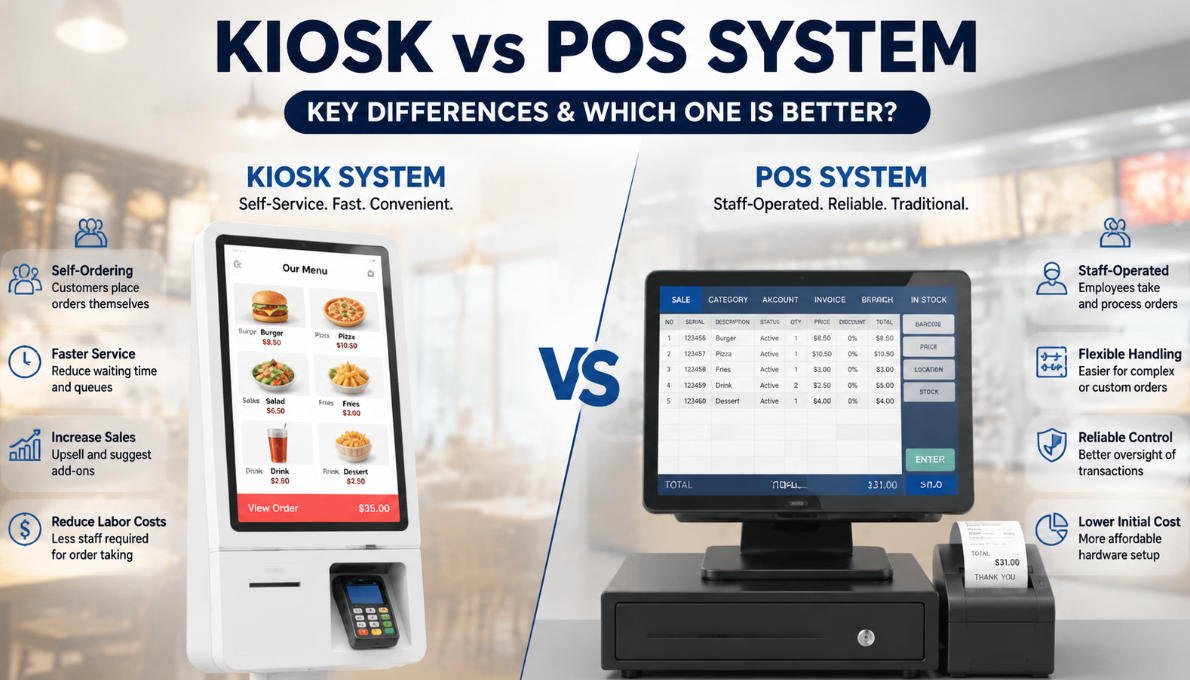 Kiosk vs POS System