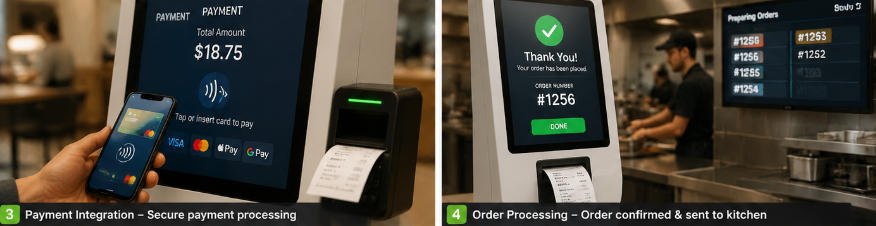 kiosk system workflow