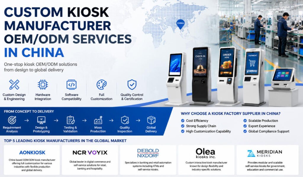 custom kiosk manufacturer China