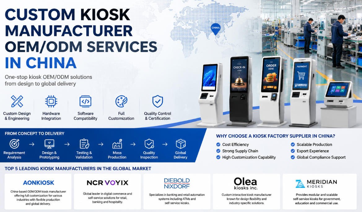 custom kiosk manufacturer China
