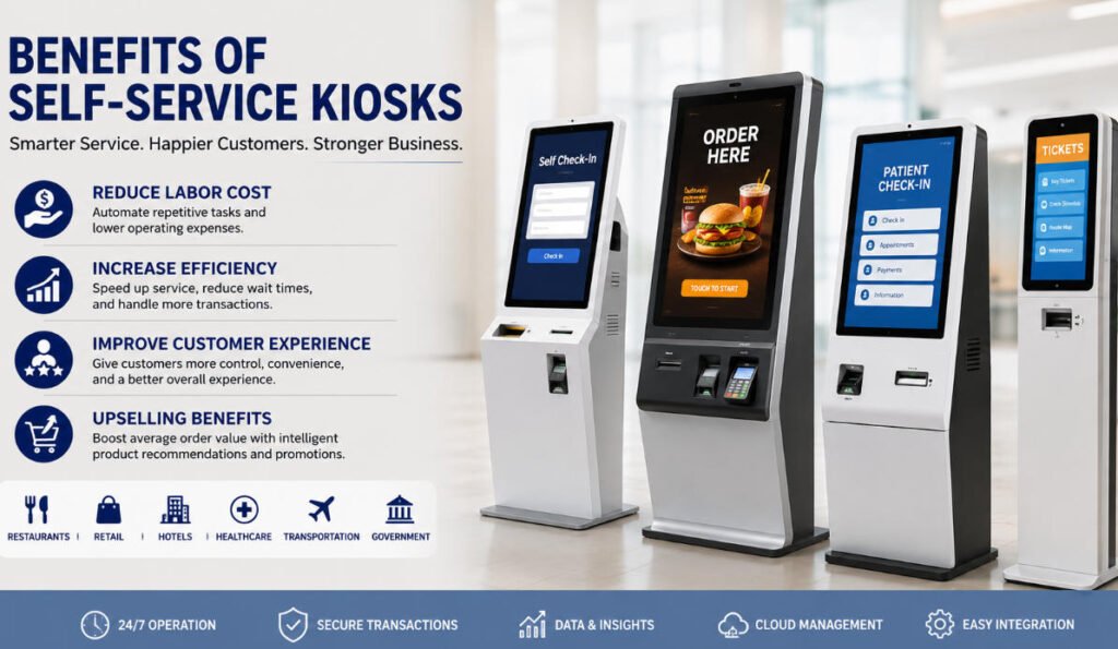 Benefits of Self-Service Kiosks