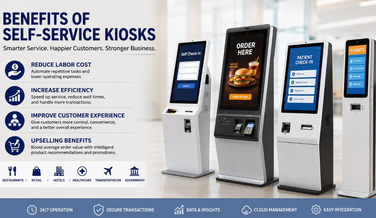 Benefits of Self-Service Kiosks