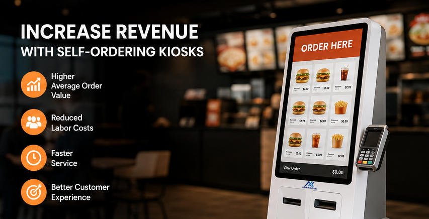 restaurant kiosk increase sales