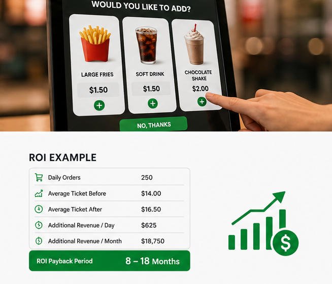 restaurant self ordering kiosk