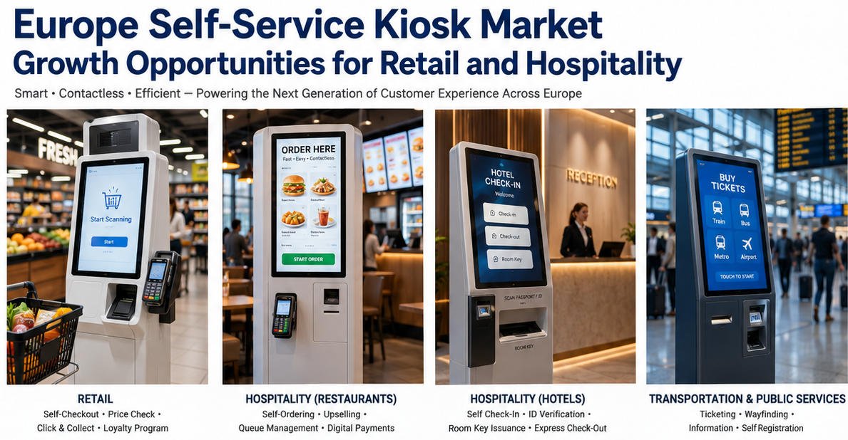 Europe Self-Service Kiosk Market
