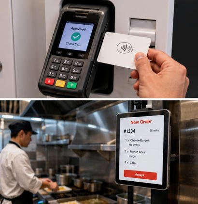 restaurant kiosk features