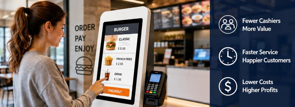 How Kiosks Reduce Restaurant Labor Costs