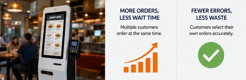self ordering kiosk labor savings