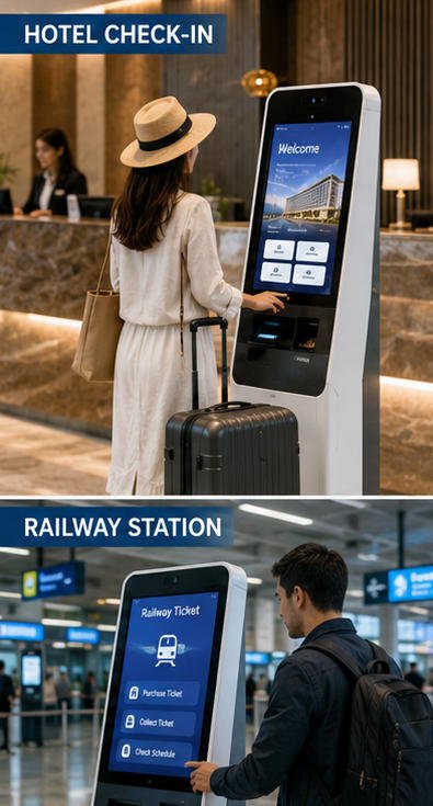 hotel check-in kiosk