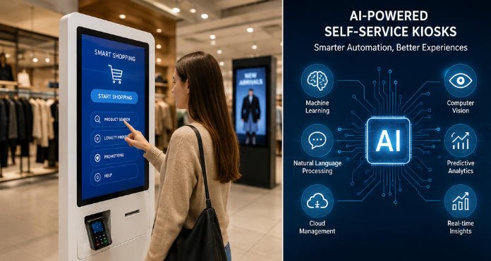 AI-powered self-service kiosks