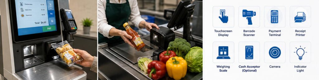 self checkout vs manual checkout comparison