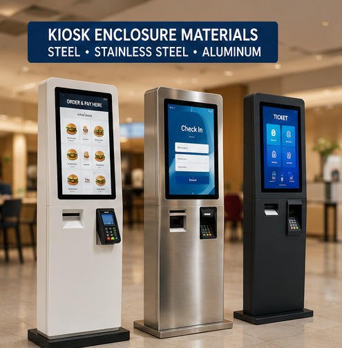 kiosk enclosure materials