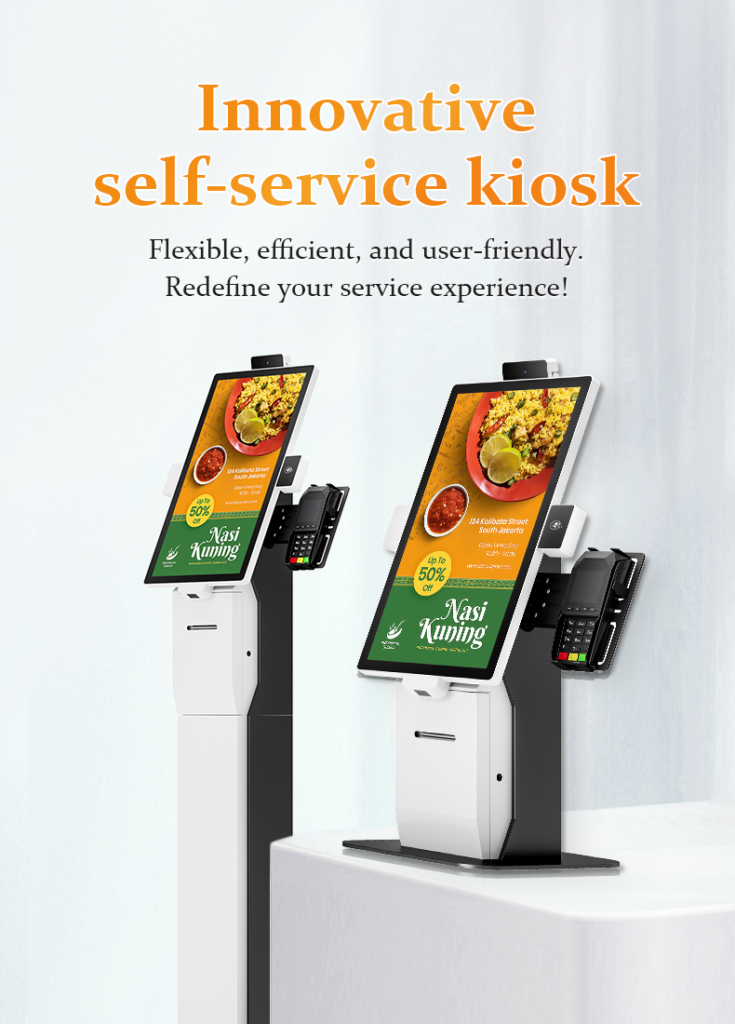 APK06 restaurant self ordering kiosk