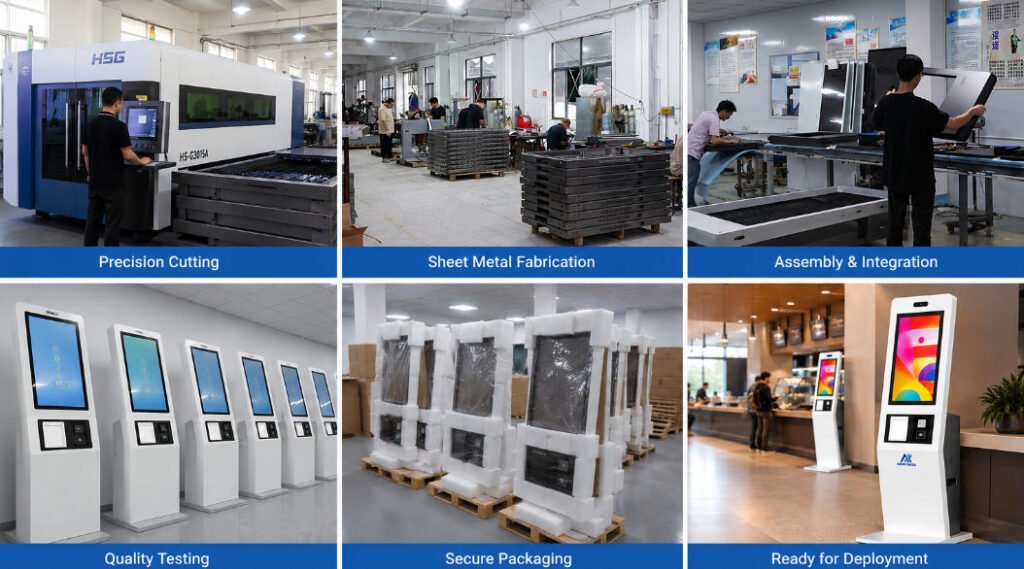 low MOQ kiosk manufacturing