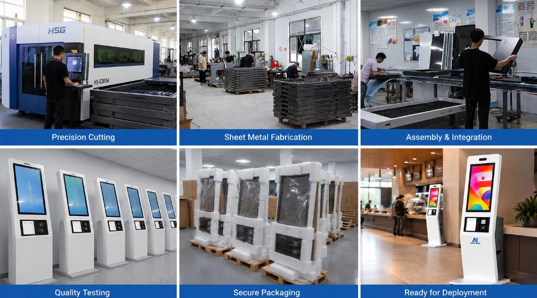 low MOQ kiosk manufacturing
