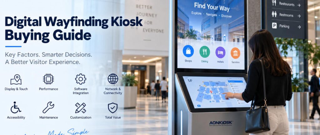 digital wayfinding kiosk buying guide