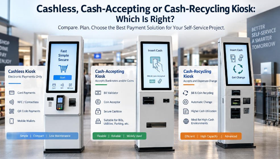 cashless vs cash kiosk
